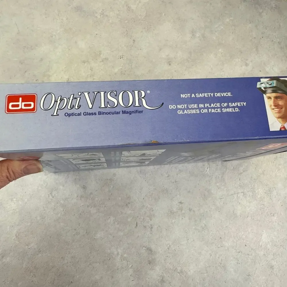 Vintage Donegan OptiVISOR DA-3 Headband Magnifier New Open Box